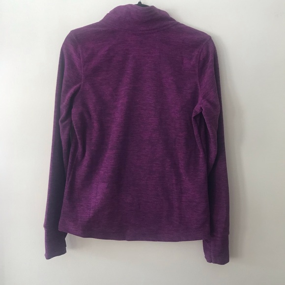 TEK GEAR super soft 1/4 zip pullover “pansy plum” fleece top, size small NWT - Picture 2 of 5